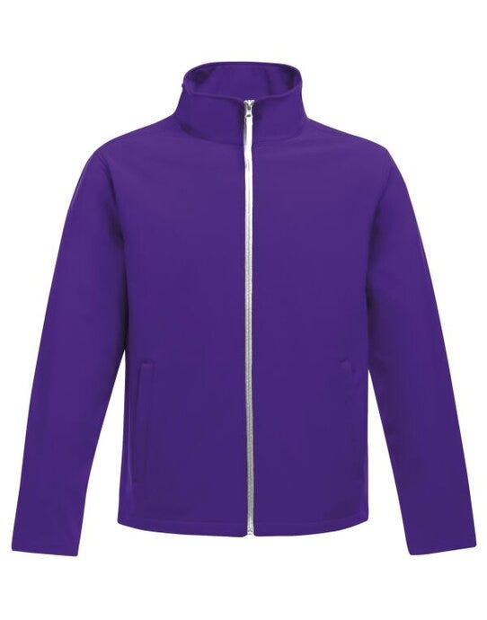 Regatta Professional Regatta Mens Ablaze Printable Softshell - Vibrant Purple/ White