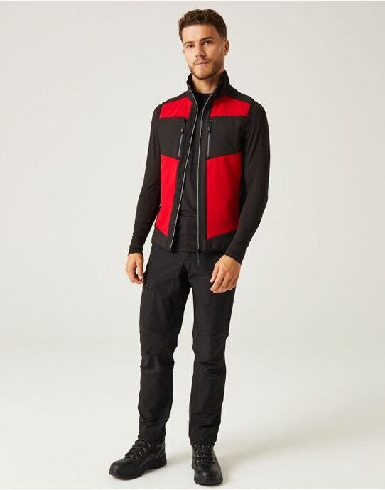 Regatta Professional Regatta E-Volve 2L SoftShell BodyWarmer - Classic Red/Black