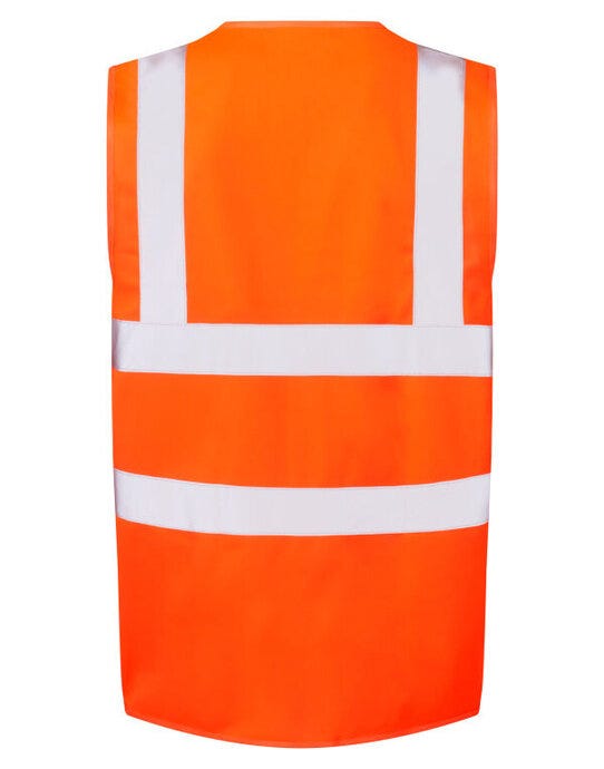 Ultimate Clothing Company UCC 4 Band Safety Waistcoat - Hi Vis Orange