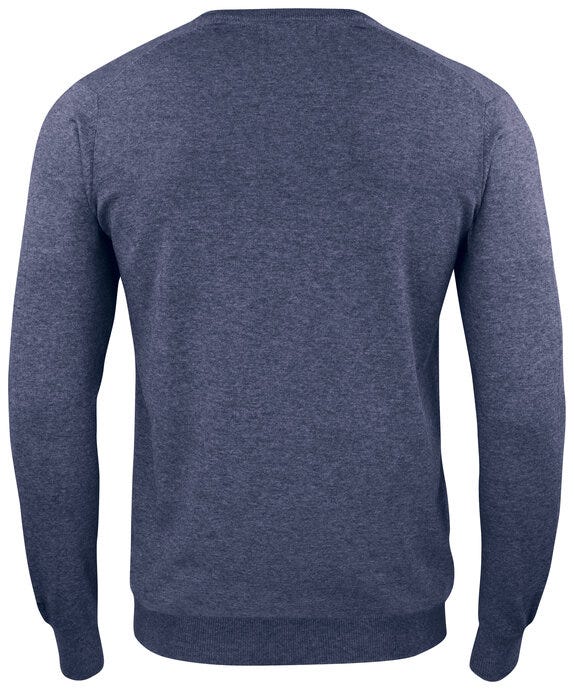 Cutter & Buck C&B Oakville V-Neck Sweater - Navy Melange