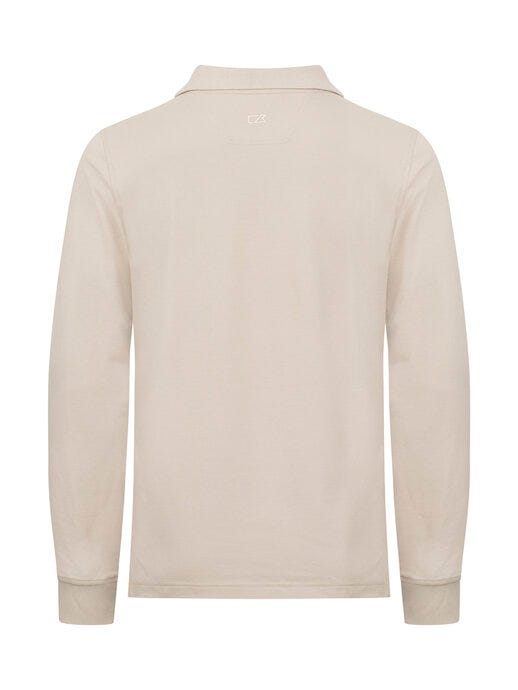 Cutter & Buck C&B Advantage Long Sleeve Polo - Beige