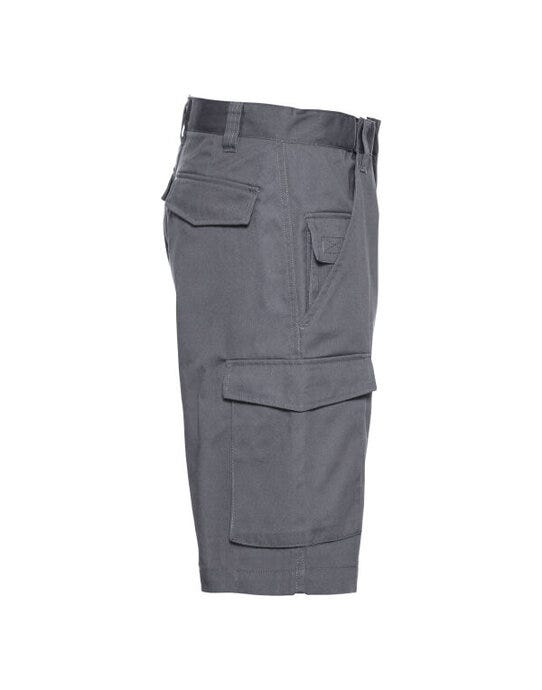 Russell Athletic Russell Polycotton Twill Shorts - Convoy Grey