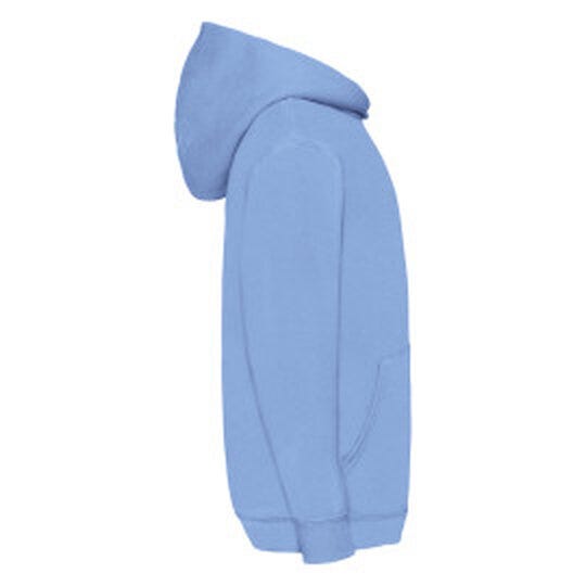 Fruit Of The Loom FOTL Kids Classic Hooded Sweat - Sky Blue