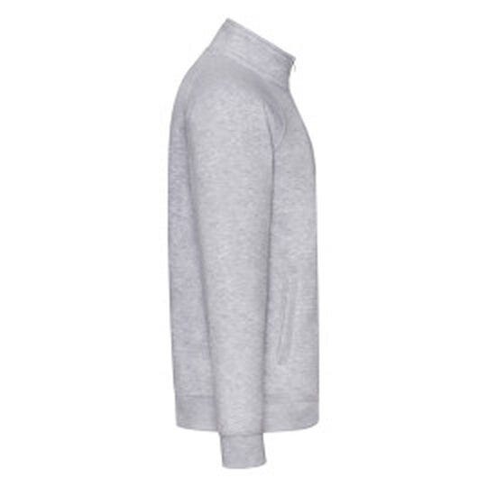 Fruit Of The Loom FOTL Mens Premium Sweat Jacket - Heather Grey