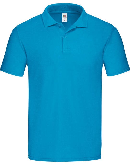Fruit Of The Loom FOTL Original Polo - Azure Blue