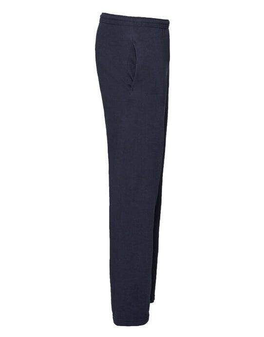 Fruit Of The Loom FOTL Mens Lightweight Open Hem Jog Pants - Deep Navy