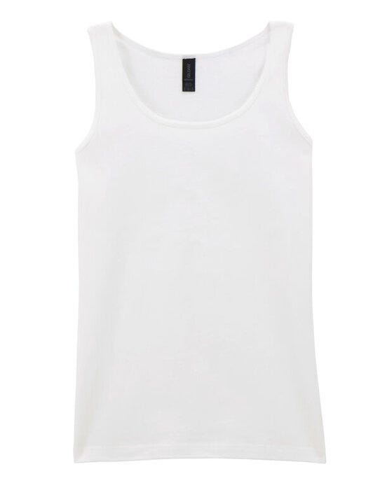 Gildan Softstyle Ladies Tank Top - White