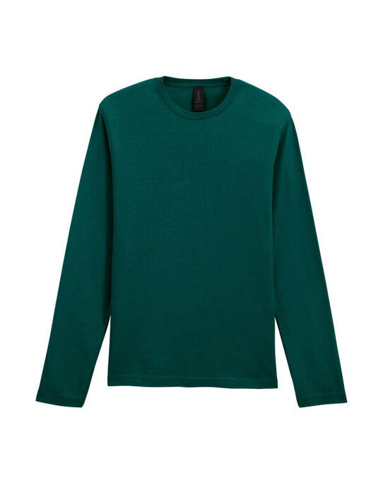 Gildan Softstyle Adult Long Sleeve Tee - Fan Marine Green