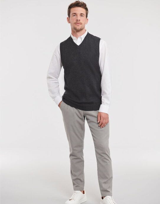 Russell Athletic Collection Russell Collection VNeck S'Less Pullover - Charcoal Marl