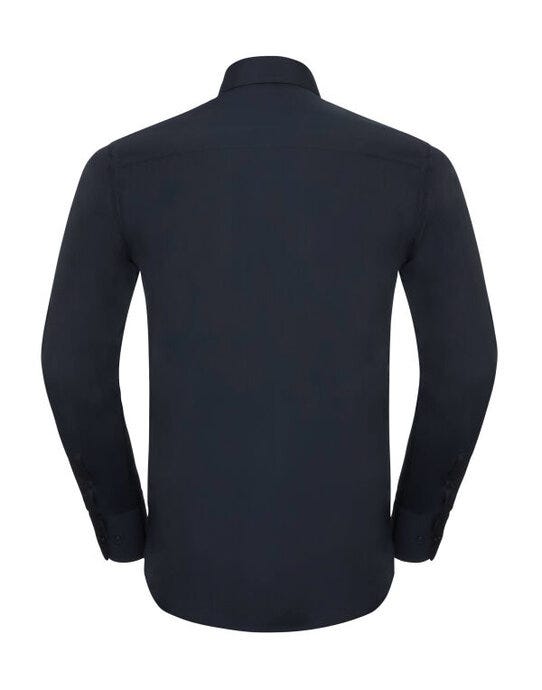 Russell Athletic Collection Russell Collection Mens LS Tailor Poplin - French Navy