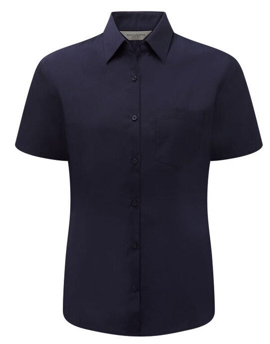 Russell Athletic Collection Russell Collection Lady SS Clasic Poplin - French Navy