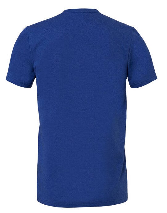 Bella + Canvas Canvas Unisex Heather Jersey SS Tee - Heather True Royal