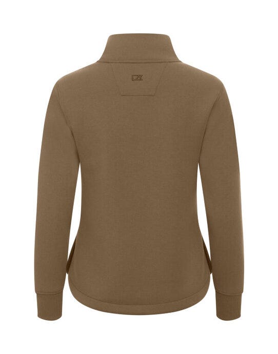 Cutter & Buck C&B Ladies Pemberton Full Zip Sweatshirt - Khaki