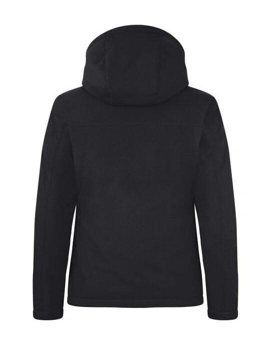 Clique Ladies Padded Softshell Hoody - Black