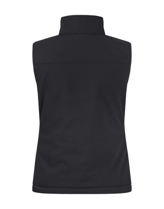 Clique Ladies Padded Softshell Vest - Black