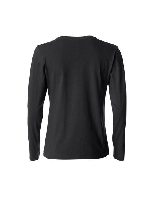 Clique Ladies L/S Basic-T - Black