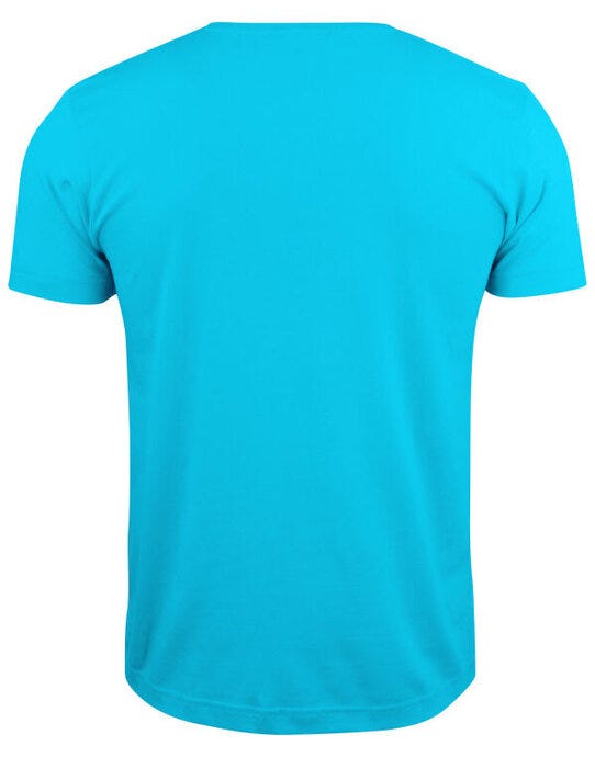 Clique Basic-T V Neck - Turquoise
