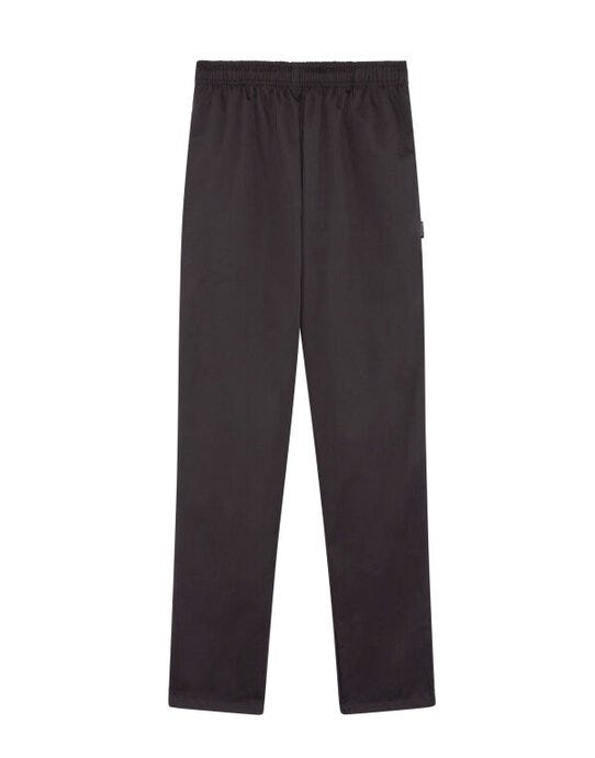 Dennys Unisex Elasticated Black Trouser - Black