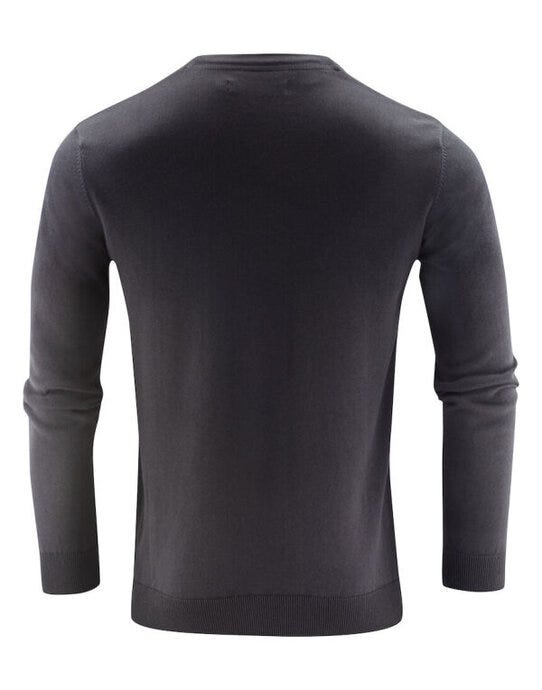 James Harvest Ashland U-Neck Knit Sweat - Black