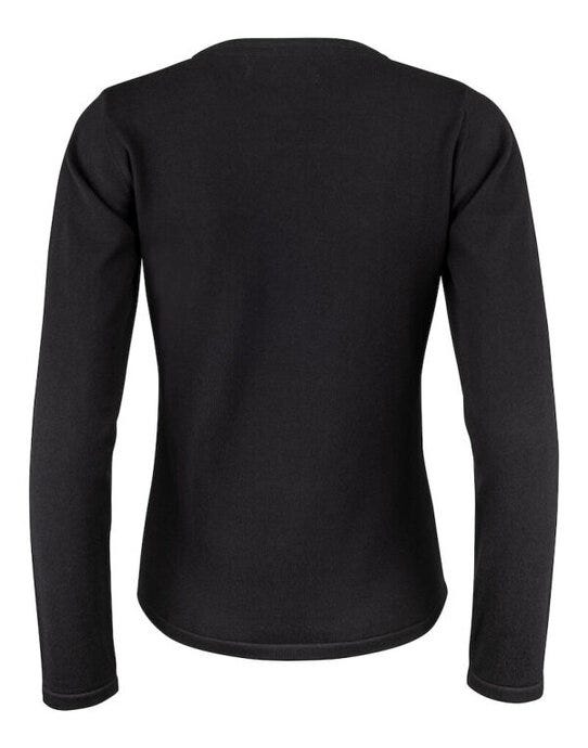 James Harvest Ladies Knitted Cardigan - Black