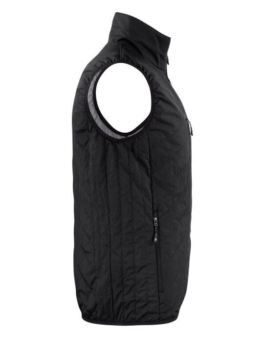 James Harvest Deer Ridge Quilted Vest - Black