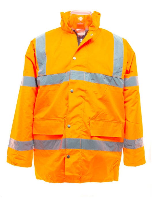 Yoko Hi-Vis Road Safety Jacket - Hi Vis Orange