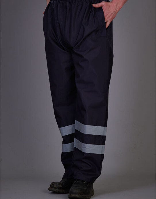Yoko Hi-Vis Waterproof Contractor Trs - Navy
