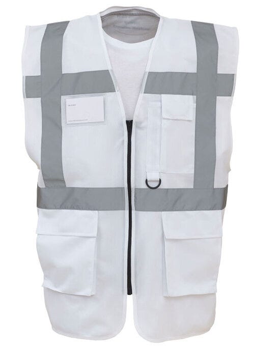 Yoko Hi Vis Executive Vest - White