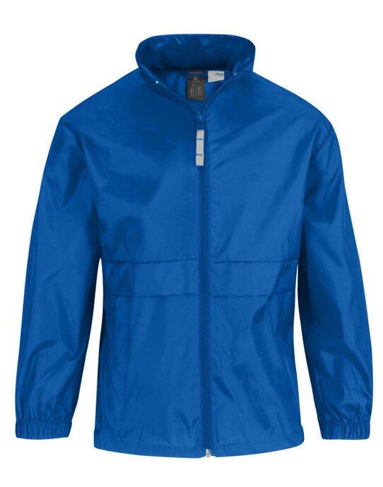 B&C Kids Sirocco Lightweight Windbreaker - Royal Blue