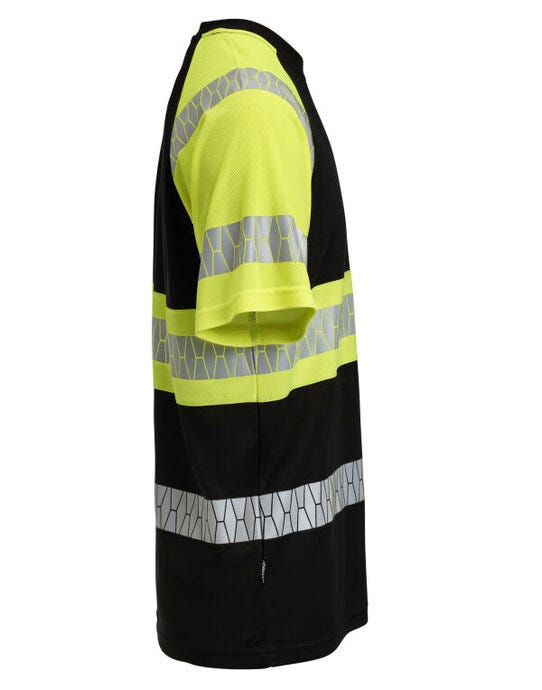 Jobman Hi-Vis T-Shirt - Black/Yellow