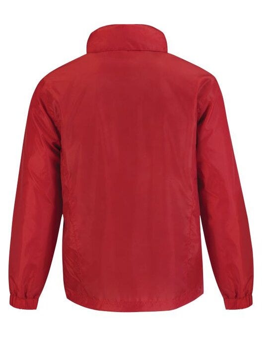 B&C ID.601 Men's Lightweight Windbreaker - Red