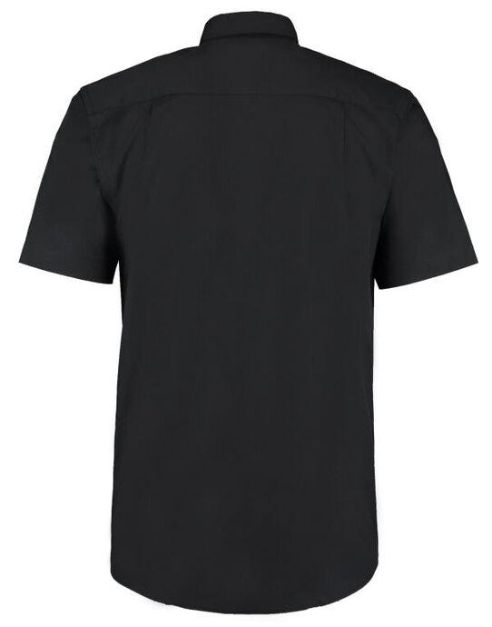 Kustom Kit Mens SS Workforce Shirt - Black