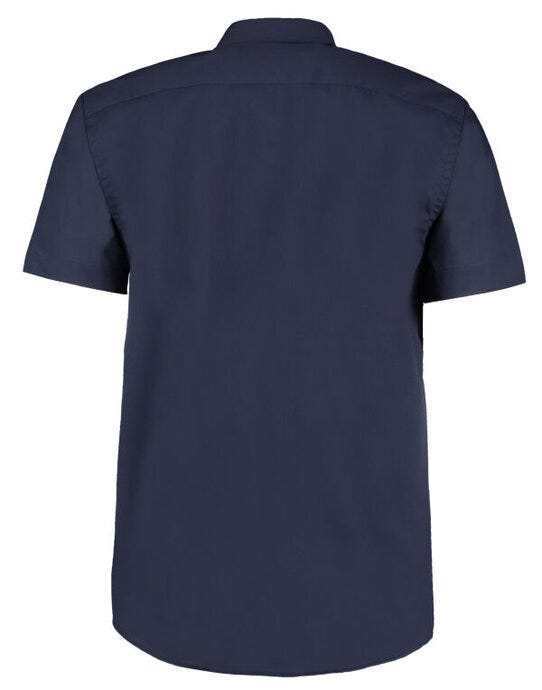 Kustom Kit Men SS Classic Business Shirt - Dark Navy