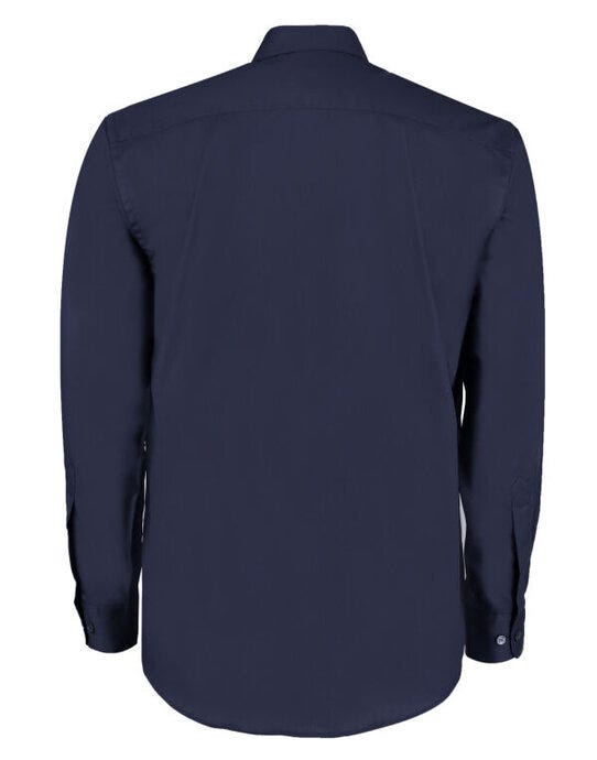 Kustom Kit Men LS Classic Business Shirt - Dark Navy