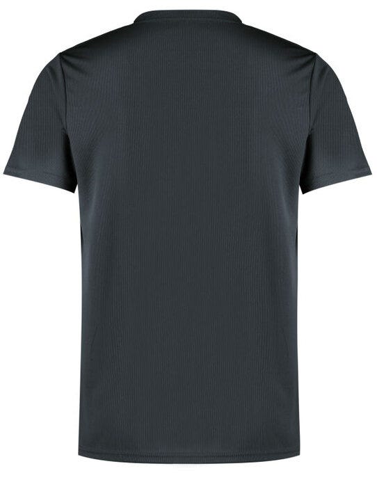 Kustom Kit Mens Cooltex Micro Mesh Tee - Graphite