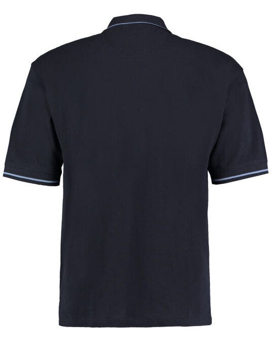 Kustom Kit Mens Classic St.Mellion Polo - Navy/Light Blue