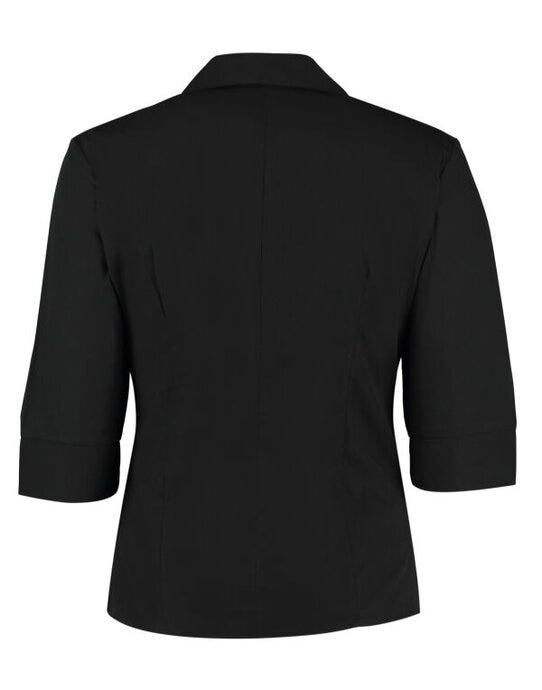Kustom Kit Ladies 3/4 Continental Blouse - Black