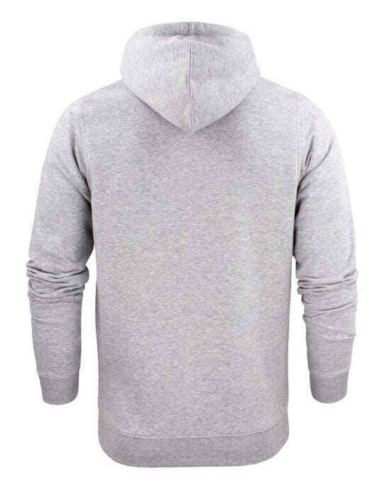 Printer Essentials Printer Mens Overhead Full Zip Hoodie - Grey Melange