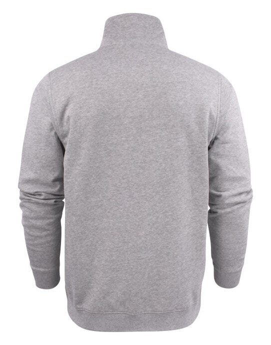 Printer Essentials Printer Mens Rounders RXS 1/2 Zip - Grey Melange