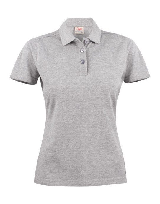 Printer Essentials Printer Ladies Pique Surf Polo - Grey