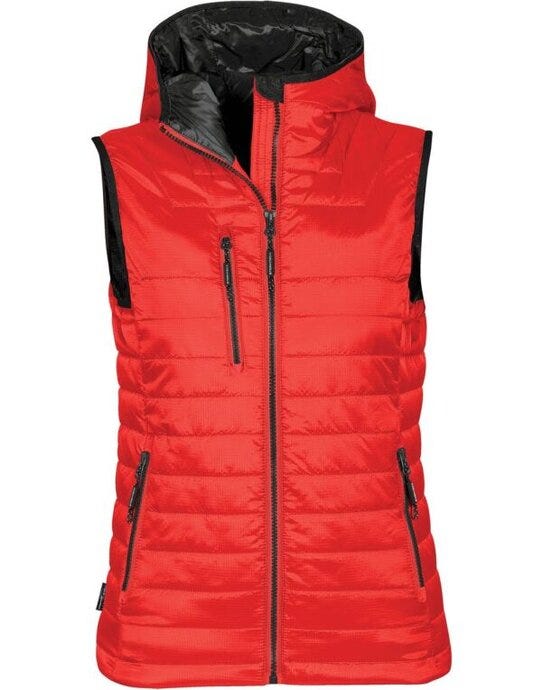 Stormtech Lady Gravity ThermalBodywarmer - True Red/Black