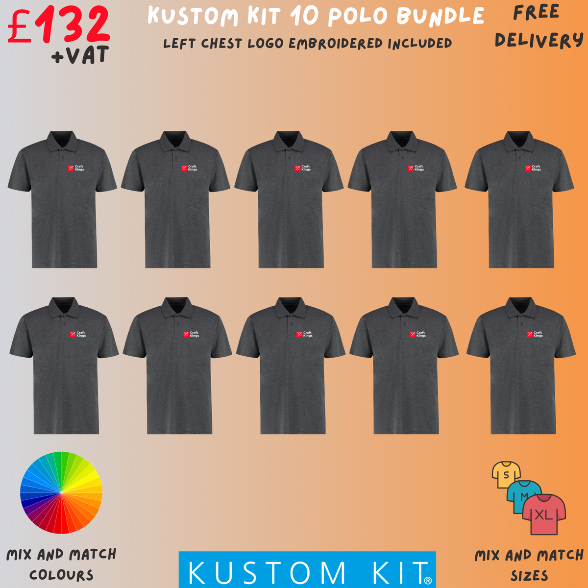 Kustom Kit 10 Polo Bundle