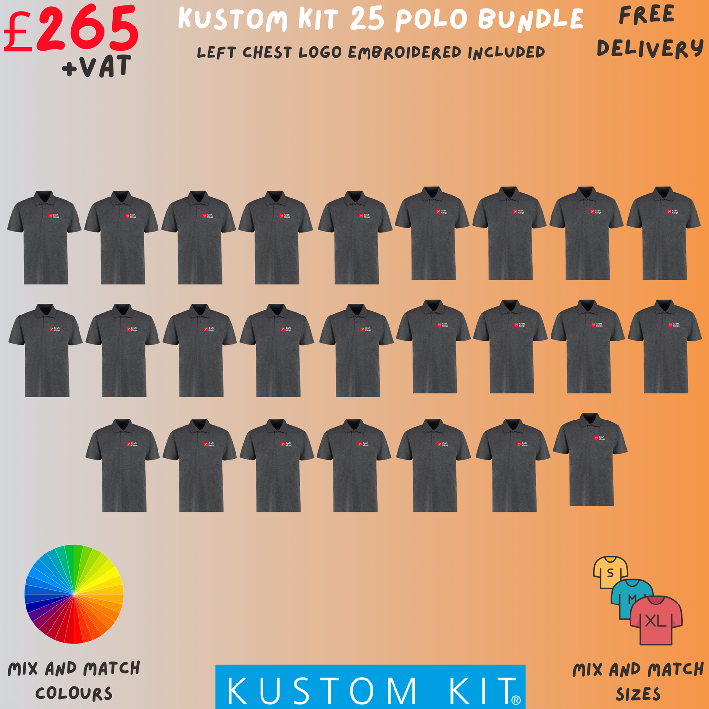 Kustom Kit 25 Polo Bundle