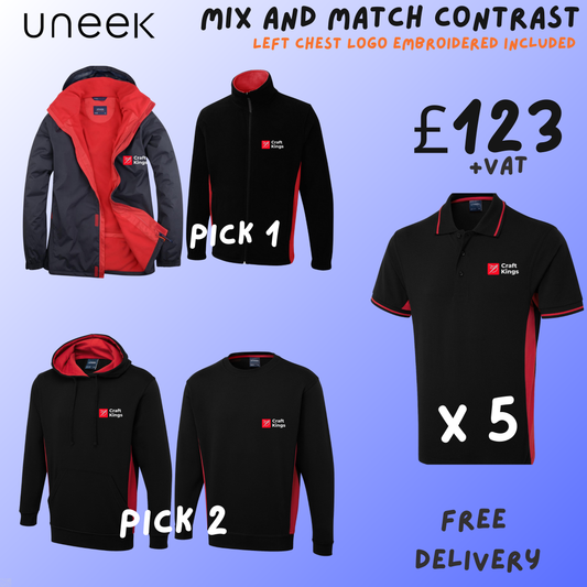 Uneek Contrast Mix and Match