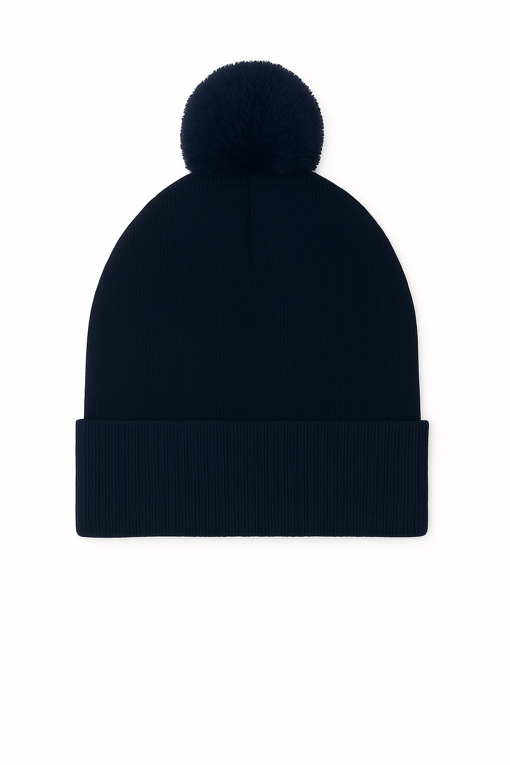 Pom Pom Beanie - Navy