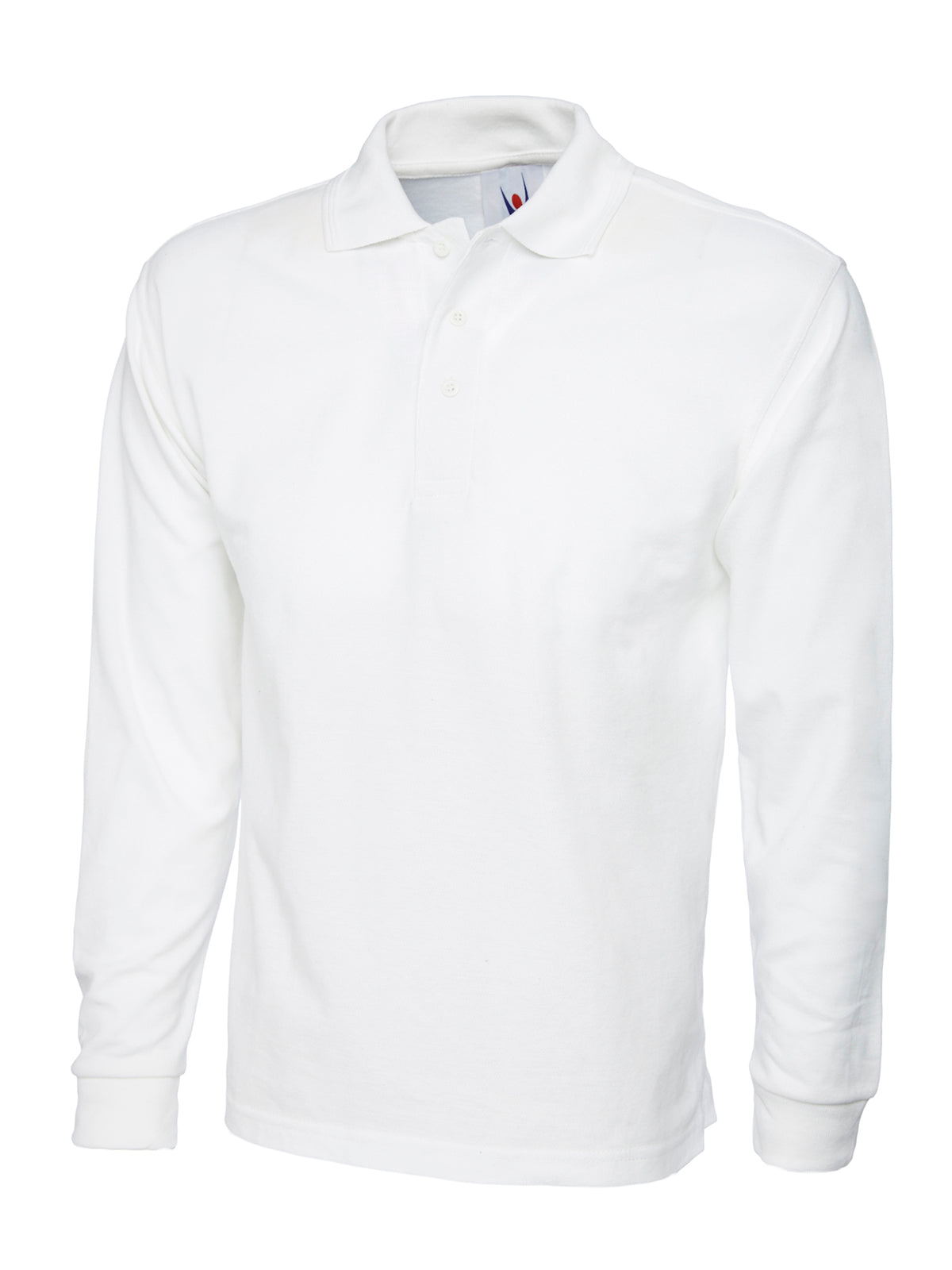 Longsleeve Poloshirt - White