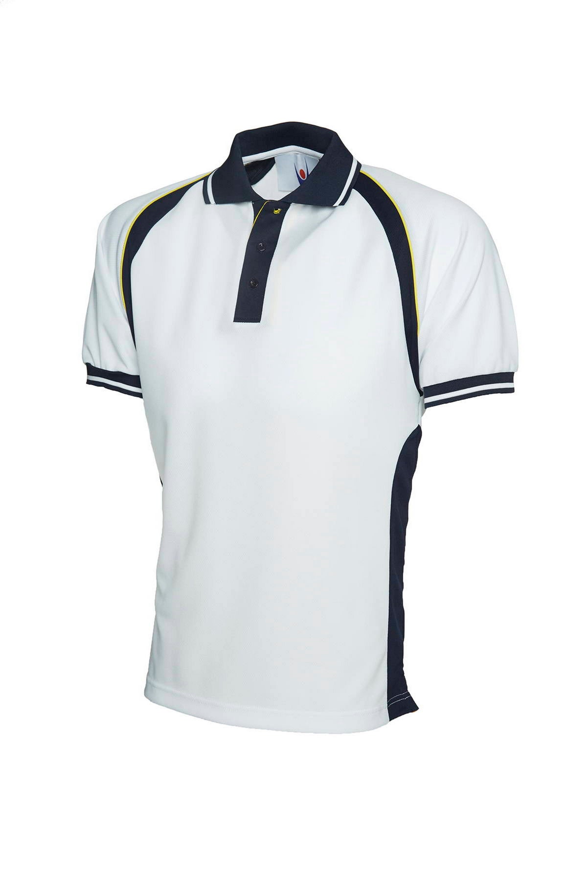 Sports Poloshirt - White/Navy