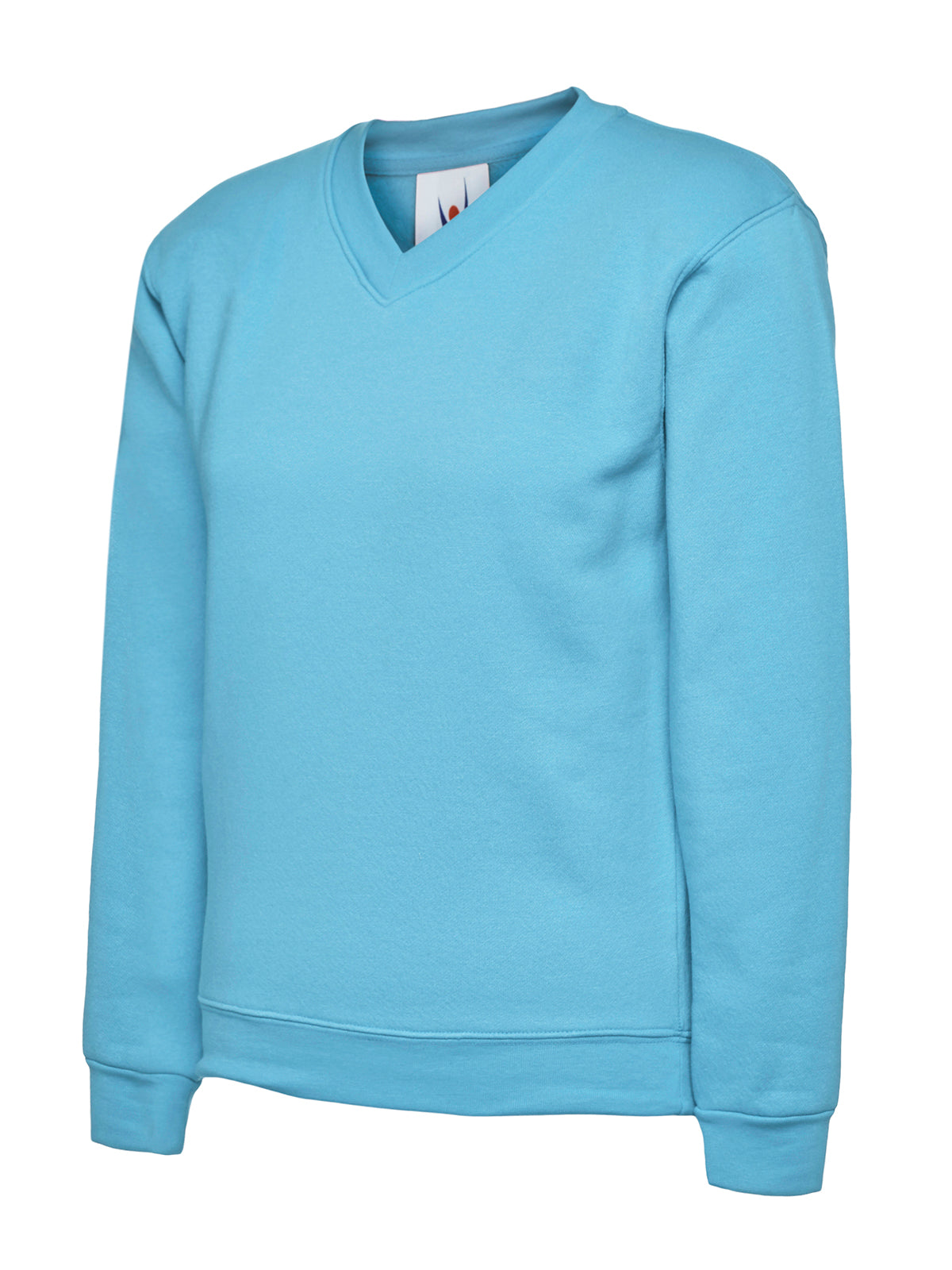 Childrens V Neck Sweatshirt - Sky