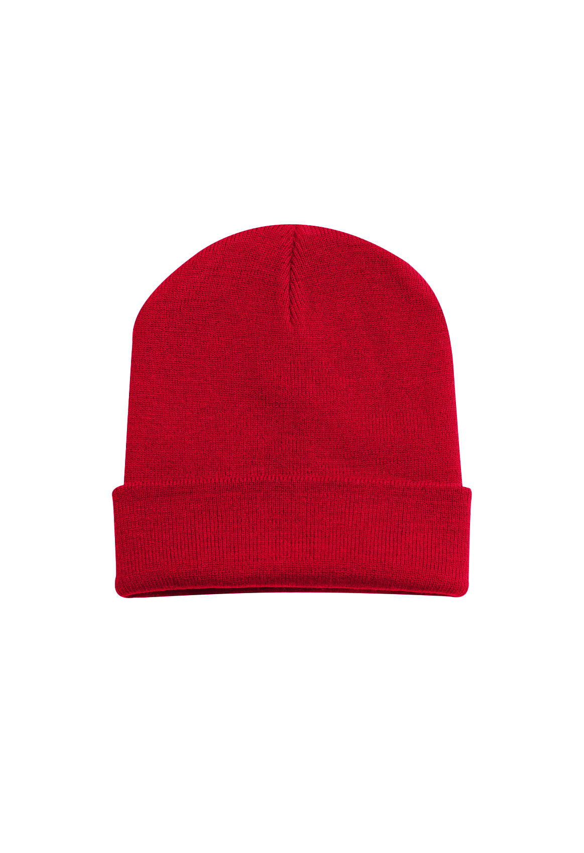 Heavweight Cuffed Beanies - Red