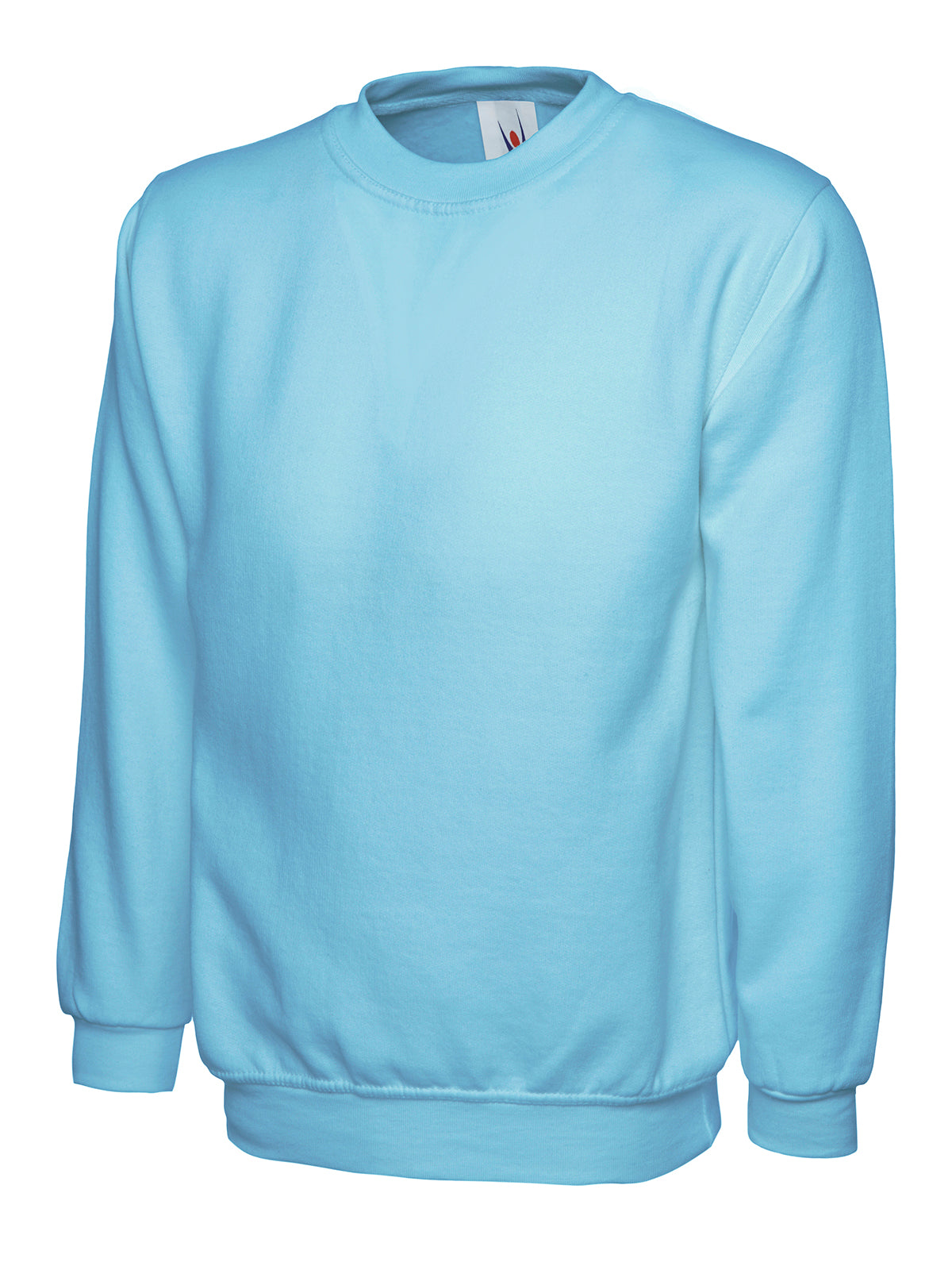 Ladies Deluxe Crew Neck Sweatshirt - Sky
